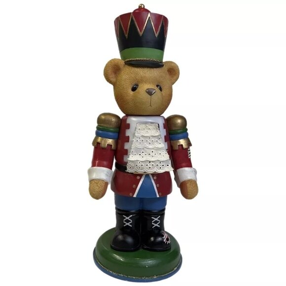 Nutcracker Bear Soldier Vintage 1997 Priscilla Hillman Christmas Holidays 14"